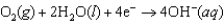 Hearing aid batteries utilize a zinc/air electrochemical cell. The reduction half-reactions and standard reduction potentials for this cell are given below. What is the standard cell potential of zinc/air cell?   <font face= symbol ></font>1.249 V  