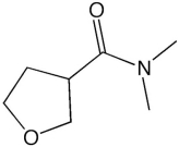 Which of the noted functional group(s)  is/are found in the following molecule?   A) only an amide B) only an ether C) both a ketone and an ether D) contains an amine, ether, and a ketone E) both an ether and an amide