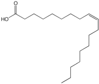 Oleic acid, shown below, is ________   A) a lipid. B) a cis fatty acid. C) a trans fatty acid. D) a peptide. E) a saccharide.
