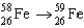 Cobalt-60 is a radioactive isotope of Co that is used for radiation therapy. It is produced originally from iron-58 (   )  according to the step   . Which particle did the iron-58 absorb to become iron-59? A) (<font face= symbol ></font> particle)  B) neutron C) proton D) electron E) (<font face= symbol ></font> ray) 