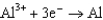 Use the table of standard reduction potentials below to identify the metal or metal ion that is the weakest oxidizing agent. Standard Reduction Potentials (volts)  in Aqueous Solution   <font face= symbol ></font>1.70   <font face= symbol ></font>0.520   <font face= symbol ></font>0.036   <font face= symbol ></font>0.400   <font face= symbol ></font>0.730   <font face= symbol ></font>1.66 A) Cu<font face= symbol ><sup></sup></font> B) Cr<sup>3</sup><font face= symbol ><sup></sup></font> C) Cd<sup>2</sup><font face= symbol ><sup></sup></font> D) Ce<sup>3</sup><font face= symbol ><sup></sup></font> E) Al