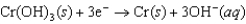 Identify the strongest reducing agent in the following half-reactions. The standard reduction potentials are listed.<font face= symbol ></font>0.95 V   <font face= symbol ></font>0.61 V   <font face= symbol ></font>1.48 V   <font face= symbol ></font>1.22 V   A) Cr B) MnO<sub>2</sub> C) Hg<sub>2</sub>SO<sub>4</sub> D) Sn E) Hg
