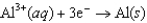 Using the following data, determine the standard cell potential   for the electrochemical cell constructed using the following reaction.   Half-reaction Standard Reduction Potential (V)    <font face= symbol ></font>0.34   <font face= symbol ></font>1.66 A) (<font face= symbol ></font>1.32 V)  B) (<font face= symbol ></font>1.32 V)  C) (<font face= symbol ></font>2.00 V)  D) (<font face= symbol ></font>2.00 V)  E) (<font face= symbol ></font>2.30 V) 