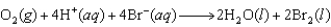 Calculate the value of K for the following reaction at 298 K.   given the following reduction potentials   E<font face= symbol ></font> <font face= symbol ></font> <font face= symbol ></font>1.077 V   E<font face= symbol ></font> <font face= symbol ></font> <font face= symbol ></font>1.229 V A) 1.92 <font face= symbol ></font> 10<sup>10</sup> B) 3.70 <font face= symbol ></font> 10<sup>2</sup> C) 1.04 D) 1.18 E) 3.54 <font face= symbol ></font> 10<sup>1</sup>