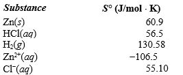 Determine <font face= symbol ></font><font face= symbol ></font>   for       given the following information:   A) (<font face= symbol ></font>39.6 J/K)  B) 0 J/K C) (<font face= symbol ></font>39.6 J/K)  D) (<font face= symbol ></font>38.2 J/K)  E) (<font face= symbol ></font>38.2 J/K) 