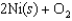 If 3.500 g of Ni are reacted with excess oxygen to form nickel oxide (NiO)  under standard state conditions, what is the entropy change for the reaction?         A) (<font face= symbol ></font>49.3 J/K)  B) (<font face= symbol ></font>24.7 J/K)  C) (<font face= symbol ></font>14.7 J/K)  D) (<font face= symbol ></font>49.3 J/K)  E) (<font face= symbol ></font>10.4 J/K) 