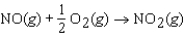 NO gas is converted to NO<sub>2</sub> gas according to the following reaction:   What is the standard entropy change when 0.5 mol of NO gas reacts with 0.5 mol of O<sub>2</sub> gas?   A) (<font face= symbol ></font>36.6 J/K)  B) (<font face= symbol ></font>175.7 J/K)  C) (<font face= symbol ></font>83.4 J/K)  D) (<font face= symbol ></font>83.4 J/K)  E) (<font face= symbol ></font>36.6 J/K) 