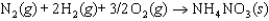 The symbol <font face= symbol ></font><font face= symbol ></font>   (NH<sub>4</sub>NO<sub>3</sub>, s)  refers to which of the following reactions? A)    B)    C)    D)    E)   