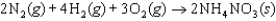 The symbol <font face= symbol ></font><font face= symbol ></font>   (NH<sub>4</sub>NO<sub>3</sub>, s)  refers to which of the following reactions? A)    B)    C)    D)    E)   