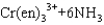 Which statement about the reaction below, where en <font face= symbol ></font> ethylenediamine (H<sub>2</sub>NCH<sub>2</sub>CH<sub>2</sub>NH<sub>2</sub>) , is not correct?       A) The reaction is product-favored because the entropy of the system increases. B) The Lewis basicity of the amino groups in en is comparable to that of the ammonia molecules. C) The reaction is reactant-favored because the concentration of ammonia on the right side is higher than the concentration of en on the left side. D) The reaction enthalpy is small because the Cr-NH<sub>3</sub> and Cr-en bond strengths are very similar. E) Both Cr(NH<sub>3</sub>) <sub>6</sub><sup>3</sup><font face= symbol ><sup></sup></font> and Cr(en) <sub>3</sub><sup>3</sup><font face= symbol ><sup></sup></font> have an octahedral coordination geometry and a coordination number of 6.