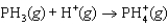 Identify the Lewis base in the following reaction:   A) PH<sub>3</sub> B) H<font face= symbol ><sup></sup></font> C) PH<sub>4</sub><font face= symbol ><sup></sup></font> D) None of these is a base. E) All of these are bases.
