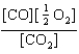 <strong>At a high temperature, carbon dioxide decomposes to produce carbon monoxide and oxygen. Which expression corresponds to the equilibrium constant for the reaction written as      </strong> A)   B)   C)   D)   E)   <div style=padding-top: 35px> 