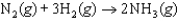 If the rate of formation of ammonia is 0.345 M/s, what is the rate of disappearance of H<sub>2</sub>?   A) 0.345 M/s B) 0.230 M/s C) 1.04 M/s D) 0.690 M/s E) 0.518 M/s