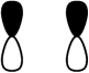  Which of the following represents a  \pi  * antibonding molecular orbital? A)    B)     C)    D)    E)    