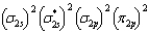 What is the valence electron molecular orbital electron configuration of C<sub>2</sub>? A)    B)    C)    D)    E)   