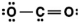Carbon dioxide is a greenhouse gas. Which of the following is the correct Lewis structure for carbon dioxide? A)    B)    C)    D)   