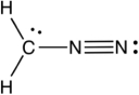 What is the formal charge of each atom (from left to right) , neglecting the hydrogens, in the following resonance structure of CH<font face= symbol ></font><sub>2</sub>N<sub>2</sub>?   A) 0, 0, 0 B) (<font face= symbol ></font>1, <font face= symbol ></font>1, 0)  C) 0, <font face= symbol ></font>1, <font face= symbol ></font>1 D) 0, <font face= symbol ></font>1, <font face= symbol ></font>1 E) (<font face= symbol ></font>1, <font face= symbol ></font>1, <font face= symbol ></font>1) 