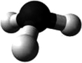 The following representation of ammonia is a ________   A) space-filling model. B) structural formula. C) chemical formula. D) ball-and-stick model. E) Newman projection.