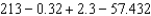 If the following operations are carried out, how many significant figures should be reported in the answer?   A) 1 B) 2 C) 3 D) 4 E) 5