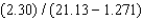 If the following operations are carried out, how many significant figures should be reported in the answer?   A) 1 B) 2 C) 3 D) 4 E) 5