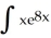 <strong>Evaluate the integral using integration by parts. dx</strong> A) + C B) (8x - 1) + C C) + C D) x + C