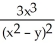 <strong>Let H(x, y) = . Find .</strong> A) B) C) D) E) none of these