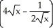 <strong>Find: dx</strong> A) - + C B) 6 - ln + C C) + + C D) + + C