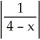 <strong>Find a function f(x) with the following property: f'(x) = - , f(2) = 0.</strong> A) f(x) = + B) f(x) = ln + C) f(x) = ln - 2 D) f(x) = -ln + 2 E) none of these