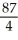 <strong>Use a Riemann sum to approximate the area under the graph of f(x) on the given interval. Use the left endpoints. f(x) = 3x - 4; 1 ≤ x ≤ 4, n = 6</strong> A) = 12.75 B) = 15.75 C) = 8.25 D) = 21.75