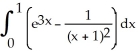 <strong>Calculate. </strong> A) + B) e + C) - e - D) E) none of these