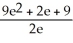 <strong>What is the area under the curve y = + 3 between x = - and x = ?</strong> A) - e B) e + C) D) E) none of these