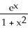 f(x) = Enter your answer exactly as where P and Q are polynomials.