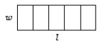 A large rectangular garden is to be enclosed by a fence and divided into 5 regions by 4 parallel fences across the interior of the garden as shown below.   Find the values of l and w for which the total area of the garden is as large as possible, assuming that 120 ft of fencing is available.