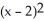 <strong>Let f(x) =   . Determine the second Taylor polynomial of f(x) at x = 2.</strong> A) 1 +   (x - 2) +     B) 1 -   (x - 2) +     C) 1 +   (x - 2) +     D) e +   (x - 2) +     <div style=padding-top: 35px> 