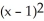 <strong>A polynomial f(x) of degree 3 for which f(1) = -1, f'(1) = 2, f''(1) = -1, and f'''(1) = -2 is given by</strong> A) f(x) = -1 + 2(x - 1) -     -     B) f(x) = -1 + 2(x - 1) - 1   - 2   C) f(x) = -1 + 2x -   - 2   D) f(x) =   - 2   - 3x + 2 E) none of these <div style=padding-top: 35px> 