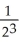 Determine the sum of the following geometric series: 1 -   +   -   +   - ... . Enter just a reduced fraction of form   .<div style=padding-top: 35px> 