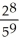 Determine the sum of the following geometric series:   +   +   +   +   + ... . Enter just a reduced fraction of form   .<div style=padding-top: 35px> 