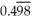 Sum an appropriate infinite series to find the rational number whose decimal expansion is:   . Enter just a reduced fraction of form   .<div style=padding-top: 35px> 