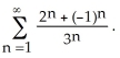 Determine the sum of the following infinite series:   Enter just a reduced fraction of form   .<div style=padding-top: 35px> 