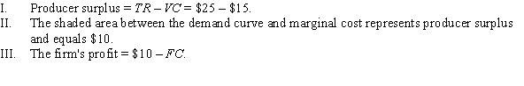 Use the following to answer question: Figure 8.15   -(Figure 8.15)  Which of the following statements is (are)  TRUE?   A)  I, II, and III B)  II C)  I and III D)  III