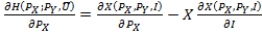 The Slutsky equation can be expressed as: A)    . B)    . C)    . D)    .
