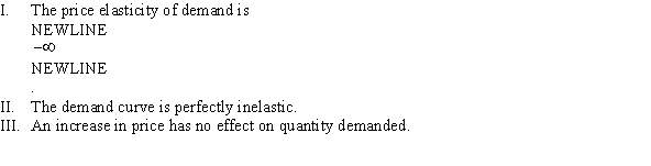 Use the following to answer question: Figure 2.11   -(Figure 2.11)  Which of the following statements is TRUE regarding the figure?   A)  I and III B)  I, II, and III C)  II and III D)  II
