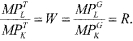 <strong>In the golf club industry, the marginal product of labor and capital are given as and . In the tennis racket industry, the marginal product of labor and capital are given as and . The price of labor is W and of capital is R. An efficient allocation of labor and capital across the golf club and tennis racket industries requires the following condition:</strong> A) B) C) D)