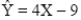 <strong>A set of X and Y scores has M<sub>X</sub> = 4,SS<sub>X</sub> = 10,M<sub>Y</sub> = 5,SS<sub>Y</sub> = 40,and SP = 20.What is the regression equation for predicting Y from X?</strong> A) B) C) D)