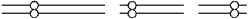 In a diploid organism 2n = 6,and there are two long,two intermediate,and two short chromosomes.What is the most accurate representation of a gamete resulting from meiosis in this organism? A)    B)    C)    D)    E)   