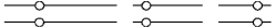 In a diploid organism 2n = 6,and there are two long,two intermediate,and two short chromosomes.What is the most accurate representation of a gamete resulting from meiosis in this organism? A)    B)    C)    D)    E)   