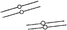 Which diagram most accurately shows the arrangement of homologous chromosomes during the first metaphase of meiosis? A)     B)    C)    D)    E)   