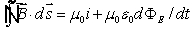 Which of the following equations, along with a symmetry argument, can be used to calculate the electric field produced by a uniform time-varying magnetic field? A)    B)    C)    D)    E)  none of these