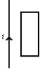 A long straight wire is in the plane of a rectangular conducting loop. The straight wire carries an increasing current in the direction shown. The current in the loop is:   A)  zero B)  clockwise C)  counterclockwise D)  clockwise in the left side and counterclockwise in the right side E)  counterclockwise in the left side and clockwise in the right side