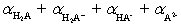 The mean fraction of protons,   ,bound to H<sub>3</sub>A ranges from____________________ and   (theoretical) =____________________ . A) 0 to 3;   B) 1 to 3;   C) 0 to 3;   D) 1 to 2;   E) 0 to 2;  